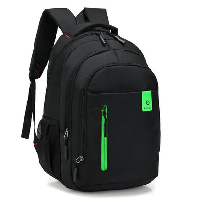 Sac À Dos Imperméable En Tissu Oxford Pour Homme Au Design Ergonomique Black Friday Deal Backpack men Electro Paris Vert-B