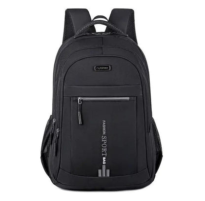 Sac À Dos Imperméable En Tissu Oxford Pour Homme Au Design Ergonomique Black Friday Deal Backpack men Electro Paris Noir-A