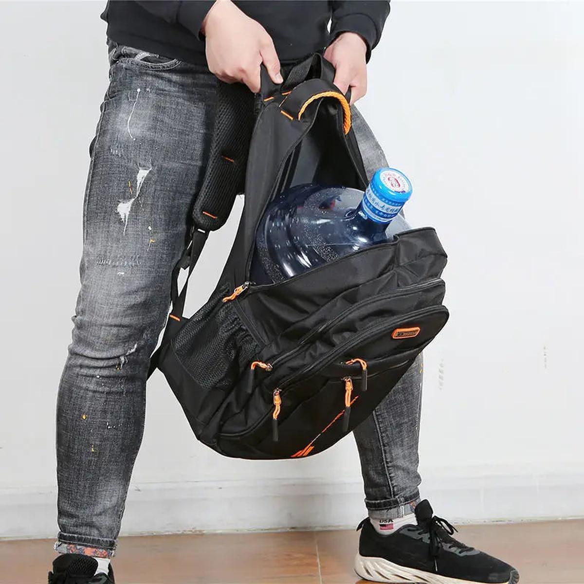 Sac À Dos Imperméable En Tissu Oxford Pour Homme Au Design Ergonomique Black Friday Deal Backpack men Electro Paris