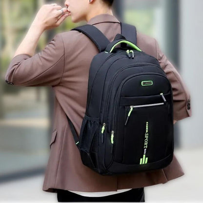 Sac À Dos Imperméable En Tissu Oxford Pour Homme Au Design Ergonomique Black Friday Deal Backpack men Electro Paris