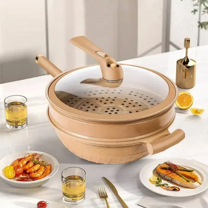 Wok de Cuisine Professionnel – Cuisson Rapide et Polyvalente Electro Paris