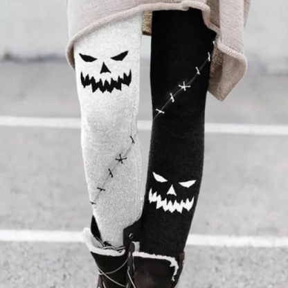 Legging Femme Hiver – Motifs Ethniques et Confort Leggings Electro Paris Noir et blanc S