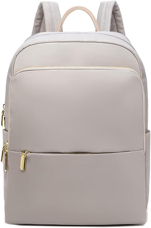 Sac À Dos Imperméable Multifonction Pour Femme Avec Compartiment Ordinateur Black Friday Deal Backpack Women Electro Paris Gris