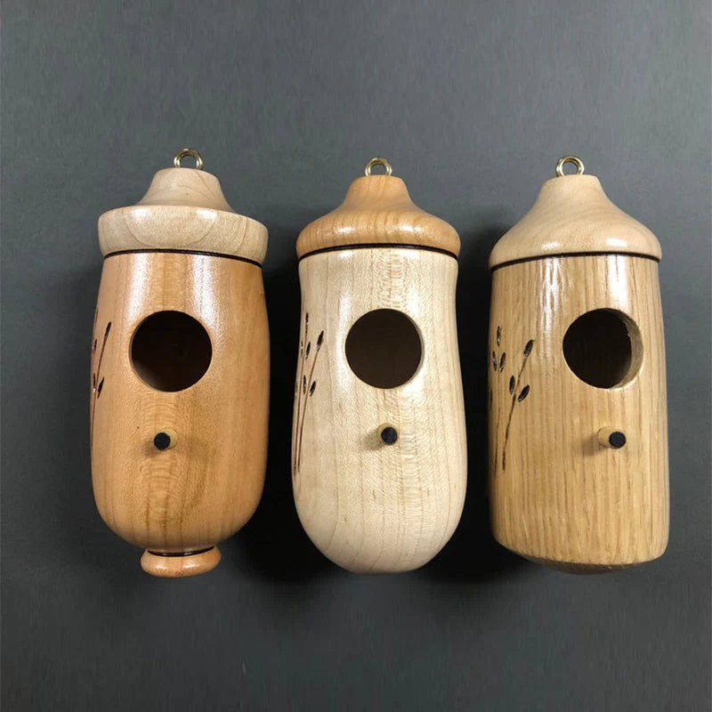 Nichoir en Bois pour Colibris – Abri Naturel, Durable et Résistant aux Intempéries Éclairage Electro Paris