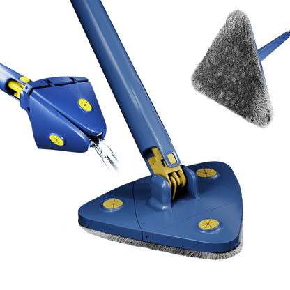Serpillière Rotative 360° Avec Tête Triangulaire Pour Nettoyage Complet Et Facile Des Coins Home cleaning tool Electro Paris