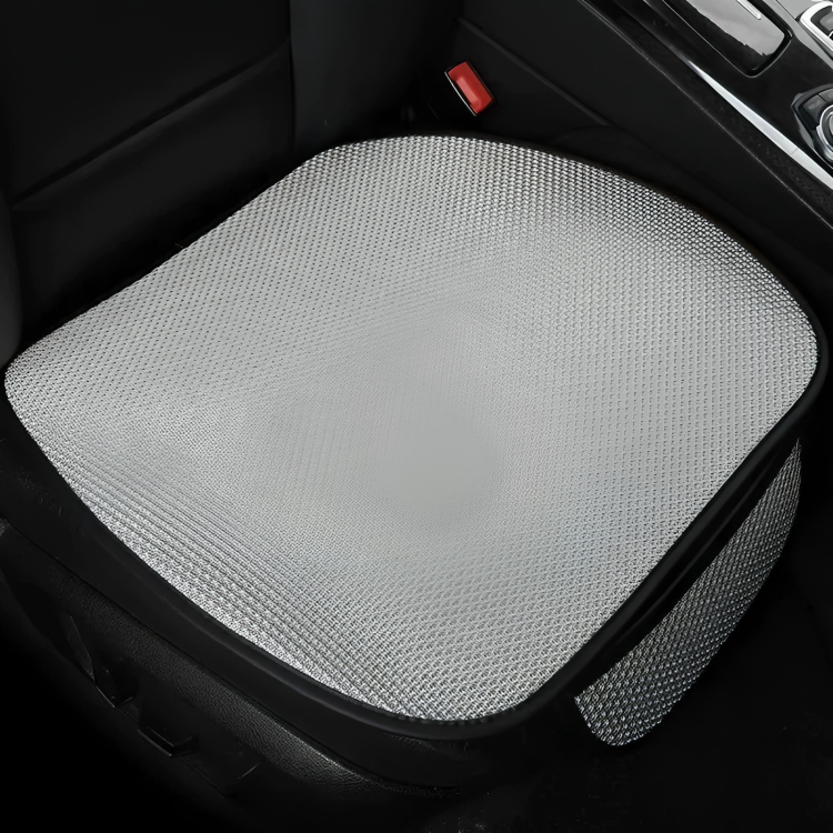 Coussin de Siège Auto Ergonomique – Design Respirant et Anti-Douleur Car Accessories Electro Paris Gris 1 pièce - Coussin carré (siège avant)