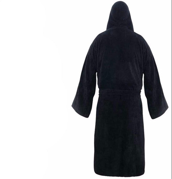 Peignoir en flanelle doux et confortable avec ceinture et poches Bath & Body Electro Paris