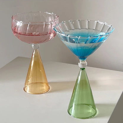 Verres à Cocktail Colorés Vibrants – Vaisselle Festive et Amusante Glass Electro Paris