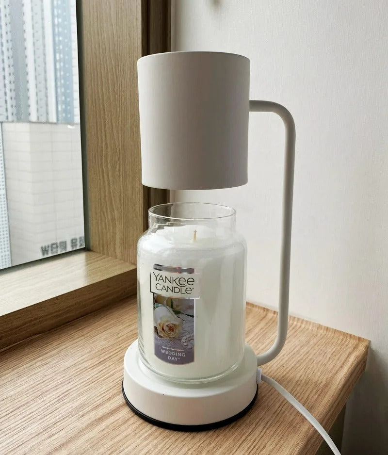 Lampe Chauffe-Bougie Élégante En Verre – Lumière Ambiante Et Chaleur Douce lampe de table Electro Paris