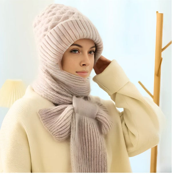 Bonnet Chaud pour Femme – Confort Ultime pour les Jours Froids Beanie Electro Paris Beige
