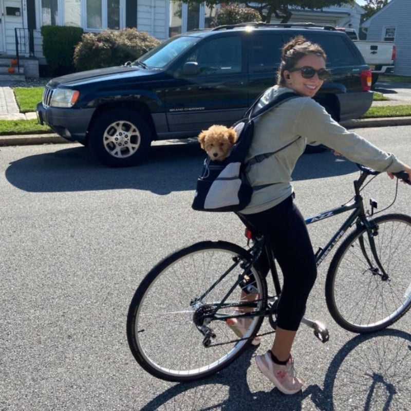 Sac De Transport Pour Chien Respirant Avec Bretelles Ajustables Pour Promenades, Voyages Et Aventures Dog carrier Electro Paris