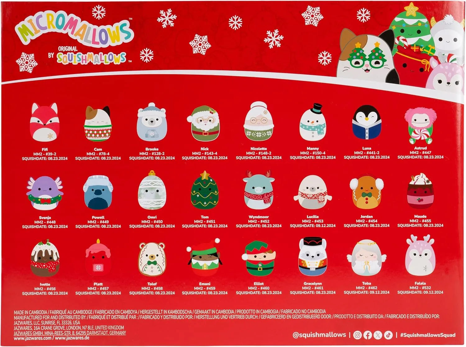 Calendrier De L’Avent Avec 24 Figurines Collectibles Et Surprises Festives Advent calendar Electro Paris