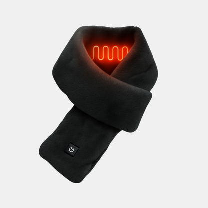 Écharpe Chauffante en Polaire Douce – Cache-cou USB pour l'Hiver Écharpes Electro Paris Noir