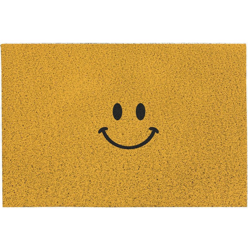 Paillasson – Tapis D’Entrée Emoji Amusant Pour Accueillir Vos Invités Avec Style Bath Mats & Rugs Electro Paris Jaune joyeux 40cm x 60cm