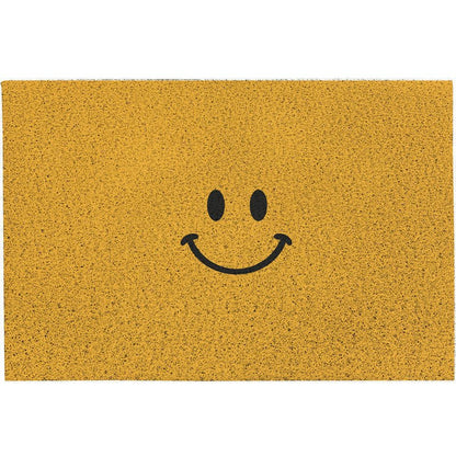 Paillasson – Tapis D’Entrée Emoji Amusant Pour Accueillir Vos Invités Avec Style Bath Mats & Rugs Electro Paris Jaune joyeux 40cm x 60cm