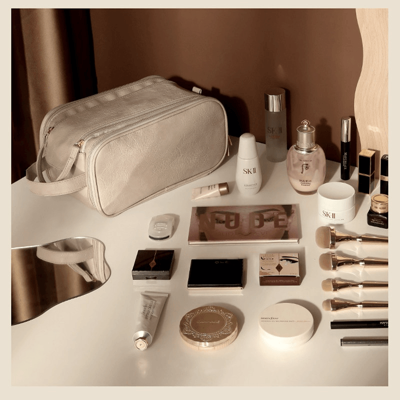 Trousse De Toilette Spacieuse Avec Organisation Optimale Pour Cosmétiques Makeup bag Electro Paris