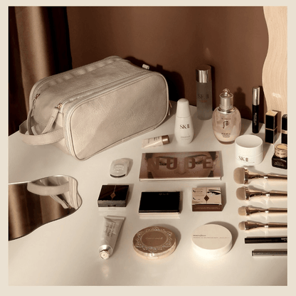 Trousse De Toilette Spacieuse Avec Organisation Optimale Pour Cosmétiques Makeup bag Electro Paris