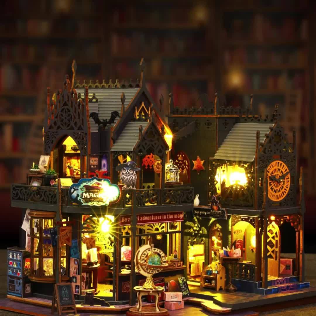 Maison Livre Captivante – Puzzle 3D en Bois avec Éclairage Magique Home & Decoration Electro Paris