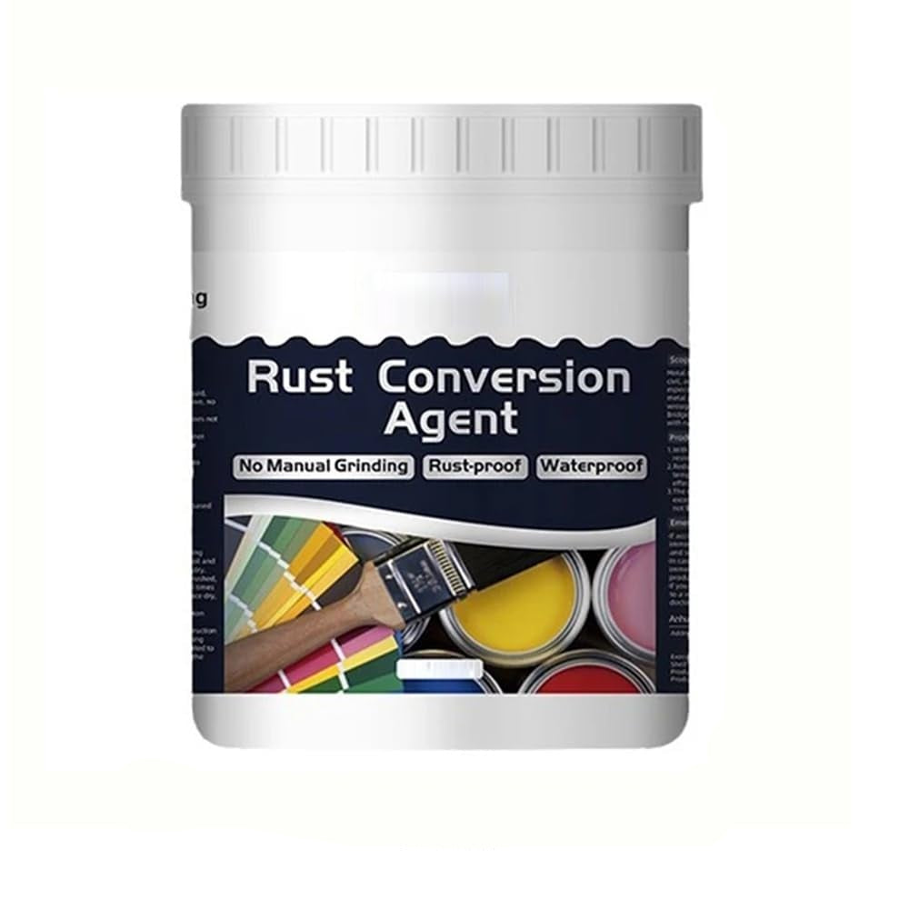 Agent Anti-Rouille Transformateur De Rouille Avec Protection Et Peinture En Une Seule Étape Rust paint Electro Paris Blanc (500 g)