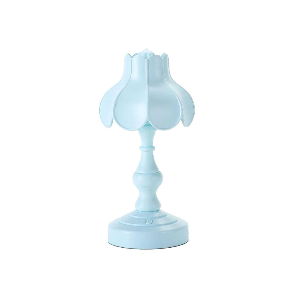Lampe de Table Élégante Lotus Pastel – Lumière Décorative pour une Ambiance Apaisante Lamps Electro Paris Bleu clair