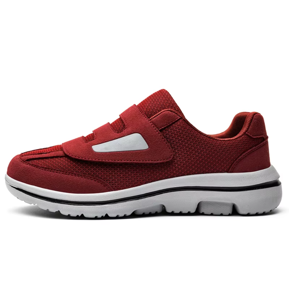 Chaussures Pour Diabétiques Confortables Avec Bretelles Ajustables Et Soutien Optimal Pour Pieds Sensibles Athletic Shoes Electro Paris Rouge 36