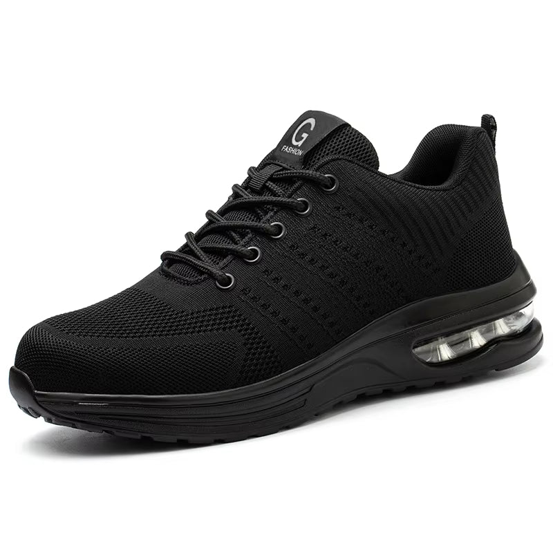 Chaussures de travail Ergonomiques Homme et Femme - Confort Optimal au Travail Chaussures de sécurité Electro Paris Noir 35