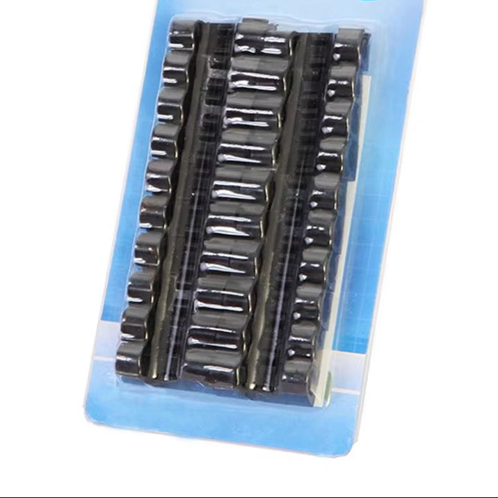 Lot de 20 Pinces Câbles – Organisation Facile et Adhésive Cable Organizer Electro Paris Noir