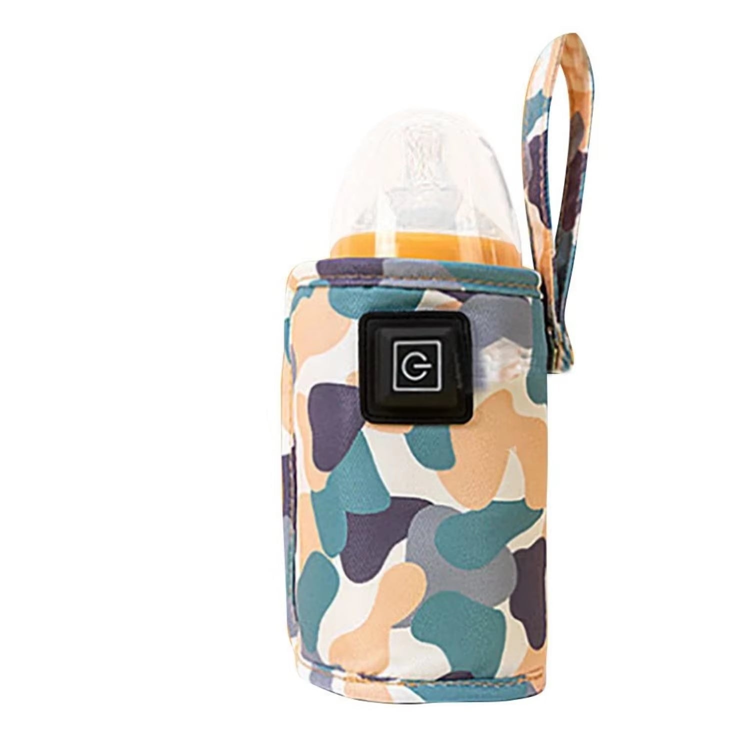 Chauffe-Biberon Portable – Housse Chauffante avec Affichage de Température Electro Paris Camouflage