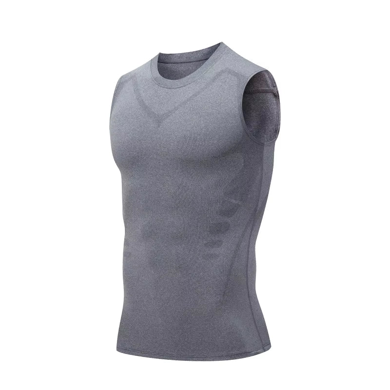 Correcteur De Posture Ergonomique Avec Turmaline Et Germanit Pour Un Dos Droit Et Une Posture Améliorée Posture corrector Electro Paris Gris S (50kg-70kg)
