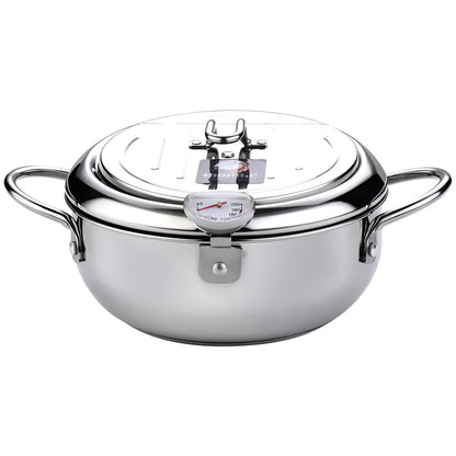 Friteuse En Acier Inoxydable Pour Des Aliments Frits Parfaits, Sécurisés Et Savoureux Cookware Electro Paris Grande Argent