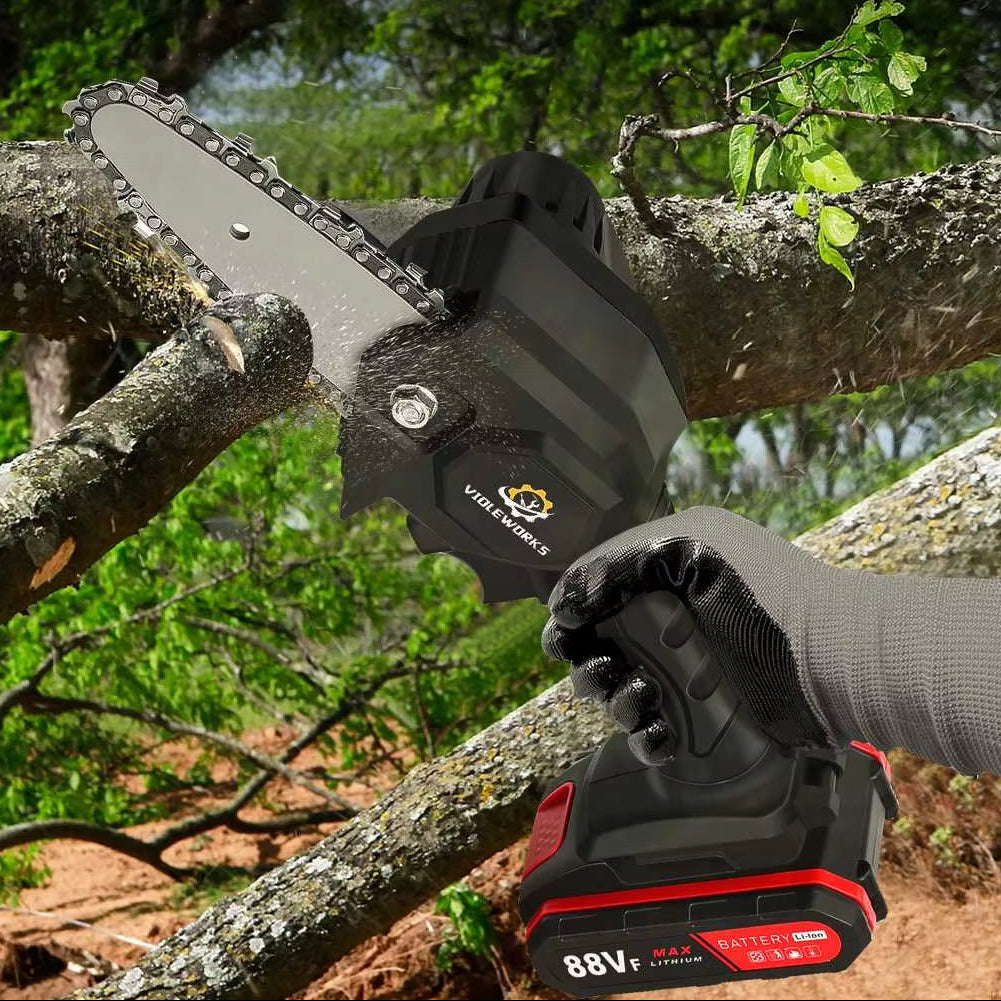 Tronçonneuse Électrique Sans Fil – Puissance et Précision pour Vos Travaux de Jardin Elektrische Kettingzaag Electro Paris