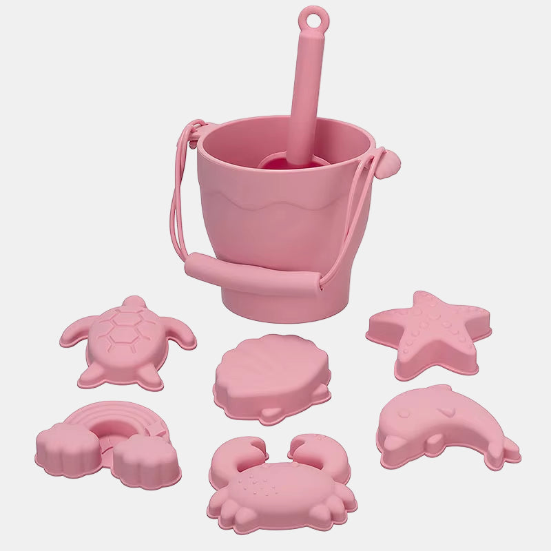 Ensemble de Plage en Silicone – Kit de Jouets de Plage Écologique pour Enfants Lampes de table Electro Paris Rosa
