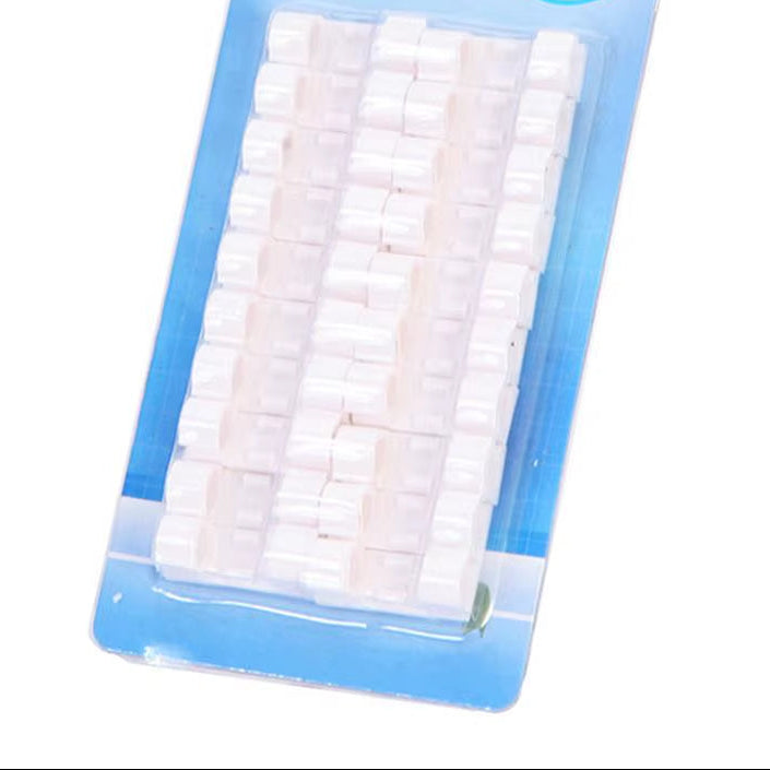 Lot de 20 Pinces Câbles – Organisation Facile et Adhésive Cable Organizer Electro Paris Blanc