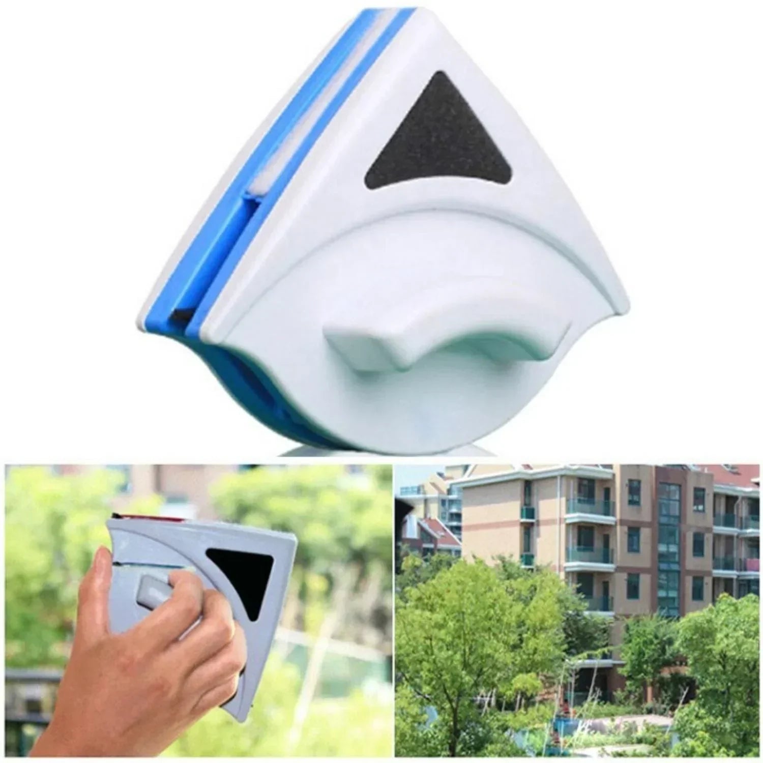 Nettoyeur De Vitres Magnétique Innovant Avec Microfibre Pour Une Nettoyage Sans Effort Home cleaning tool Electro Paris