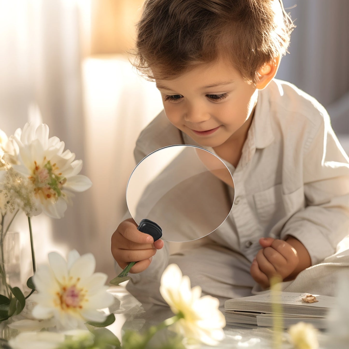 Loupe 5X Hands-Free Pro – Grossissement Ajustable pour Lecture, Couture, Artisanat et Inspection pour Seniors et Personnes Malvoyantes Magnifier Electro Paris