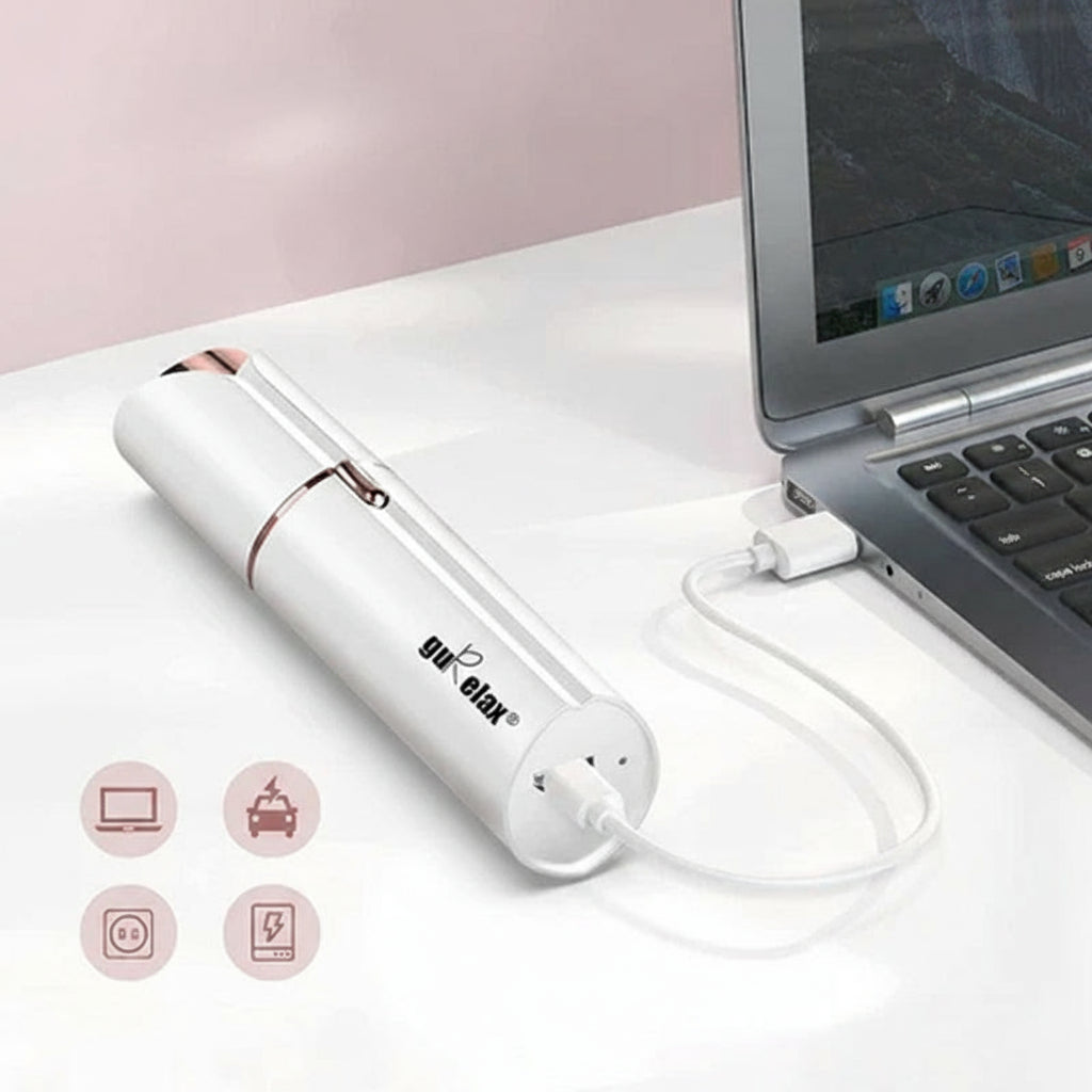 Épilateur Facial Électrique Rechargeable Pour Élimination Instantanée Et Indolore Des Poils Du Visage Beauty & Care Electro Paris