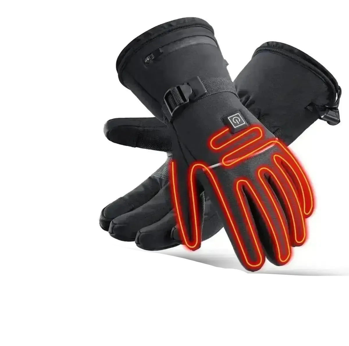 Gants Chauffants Électriques Imperméables Avec 3 Niveaux De Température Gloves Electro Paris Type 2 : Batterie externe rechargeable S