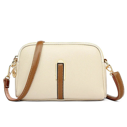 Sac En Cuir Pour Femme – Élégance Compacte et Intemporelle Women's bag Electro Paris Beige