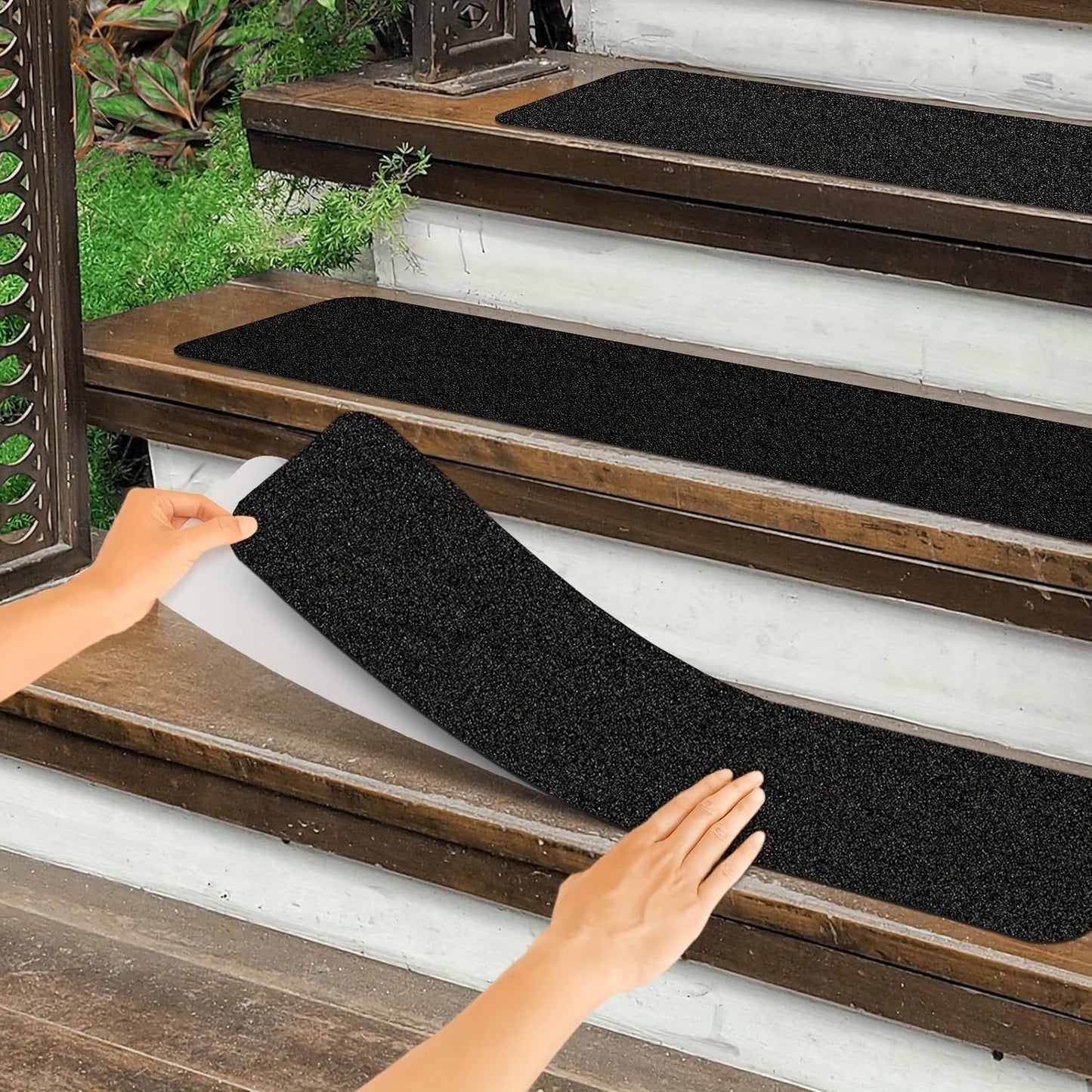 Bandes Antidérapantes Pour Escaliers En Caoutchouc Résistant À Grain 80 – Lot De 10 Pour Intérieur Et Extérieur Stair slip Electro Paris
