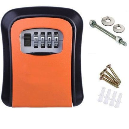 Coffre De Rangement Pour Clés Et Codes Avec Sécurité Numérique Avancée Safe Electro Paris Orange