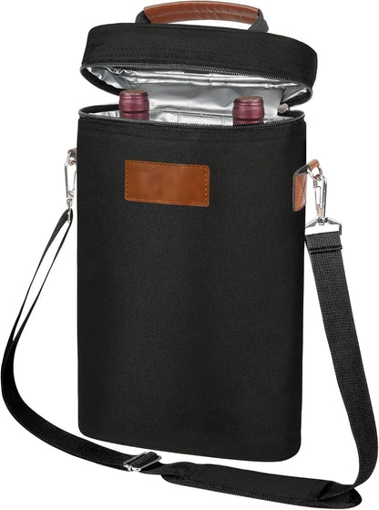 Sac Isotherme Double Bouteille de Vin – Transportez Vos Vins avec Élégance Boîtes à lunch et sacs Electro Paris