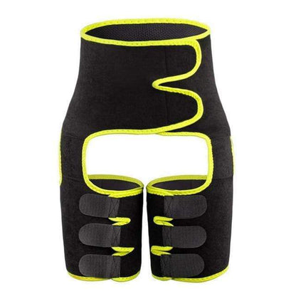 Bande de Compression pour Cuisse – Soulagement Ciblé de la Sciatique & Confort Brace Electro Paris Jaune S/M