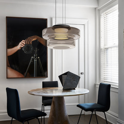 Lampe Suspendue – Lámpara Colgante De Vidrio Estilo Moderno Ceiling Light Electro Paris