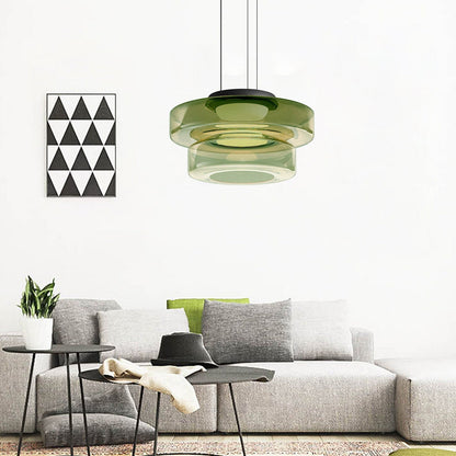 Lampe Suspendue – Lámpara Colgante De Vidrio Estilo Moderno Ceiling Light Electro Paris