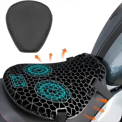 Coussin De Selle De Moto En Gel Ergonomique Pour Confort Longue Distance Et Réduction Des Pressions Motorcycle seat Electro Paris