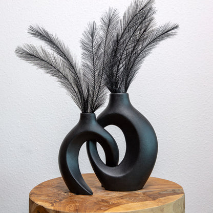 Vase – Vaisseau Tressé Élégant Pour Arrangements Floraux Modernes Vases Electro Paris