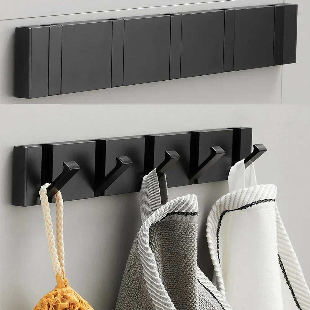 Crochet Mural Pliant en Acier Minimaliste – Élégance Fonctionnelle pour Espaces Modernes Kitchen Accessories Electro Paris
