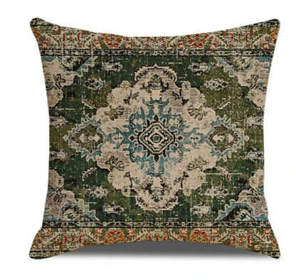 Housse de coussin ethnique pour salon – Motif marocain inspiré de l’Orient Cushion Cover Electro Paris 4 45 x 45 cm