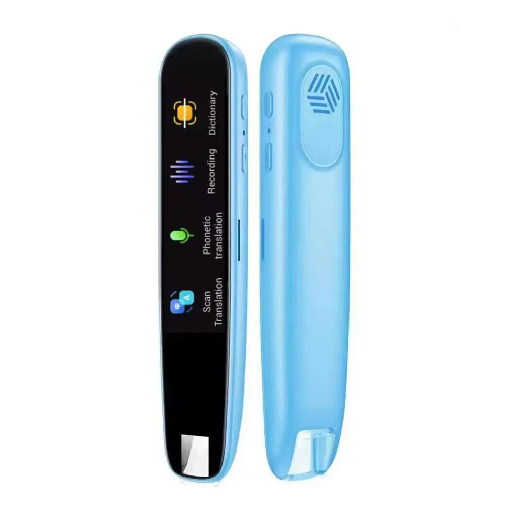 Stylo De Traduction Intelligent Pour Scanner Et Traduire Instantanément Les Textes Sur Tous Supports Text scanner pen Electro Paris Bleu