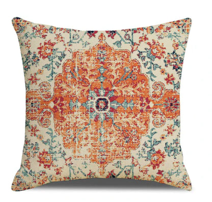 Housse de coussin ethnique pour salon – Motif marocain inspiré de l’Orient Cushion Cover Electro Paris 7 45 x 45 cm